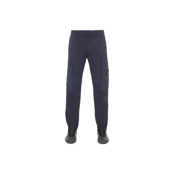 STONE ISLAND Cargo Pants Men's Marine Blue