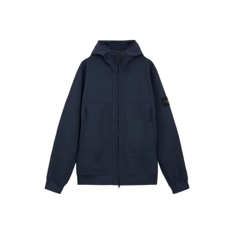STONE ISLAND Zip Up Hooded Jacket-0