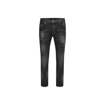 PHILIPP PLEIN Hexagon appliqué Jeans