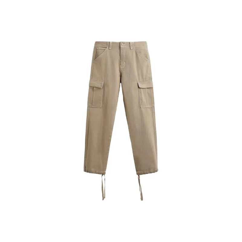 ZARA Cargo Pants Men Brown-0