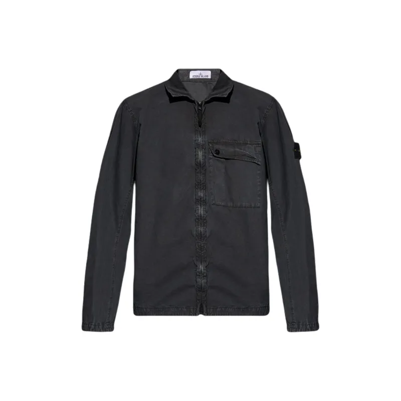 STONE ISLAND SS24 Jackets Coats Men's Charcoal Gray-0