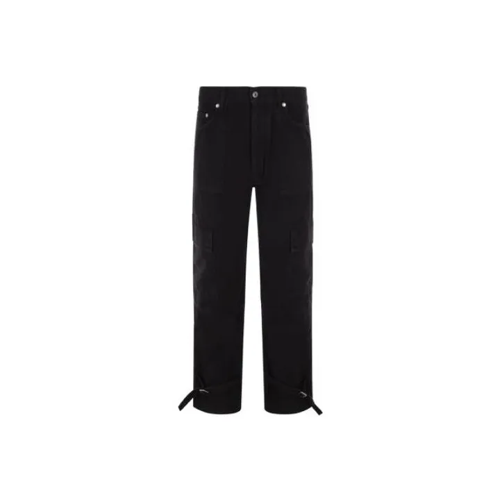 OFF WHITE Wave Off Canvas Cargo Pants-0