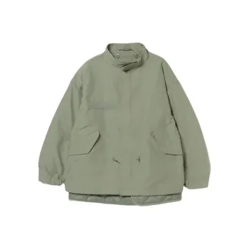 Beams Trench Coat Men's Olive Green