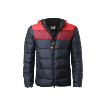 EMPORIO ARMANI EA7 Puffer Jacket Men's Dark Blue