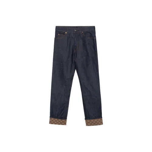 GUCCI FW22 Jeans Men's Dark Blue