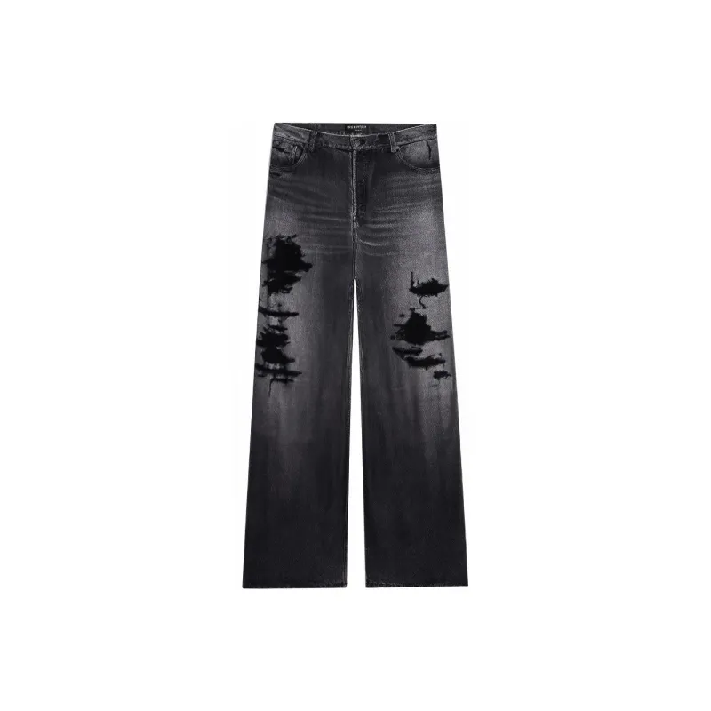 Balenciaga Trompe L'Œil Large Baggy Trousers-0