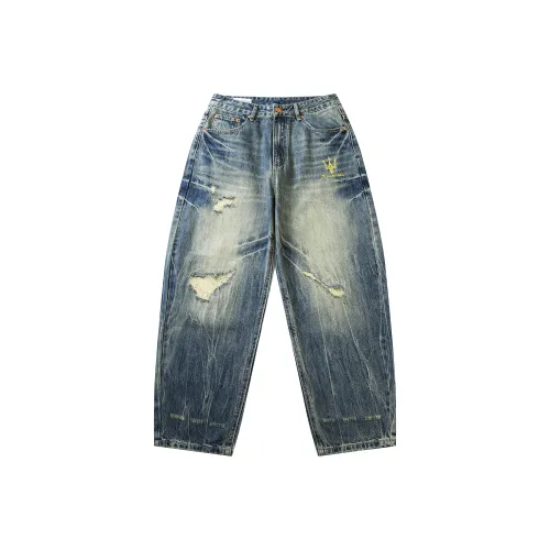 Maserati Jeans Unisex Blue