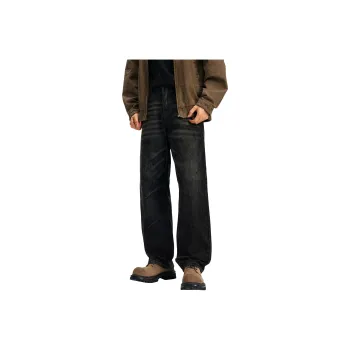 KM Jeans Unisex Black Gray Color