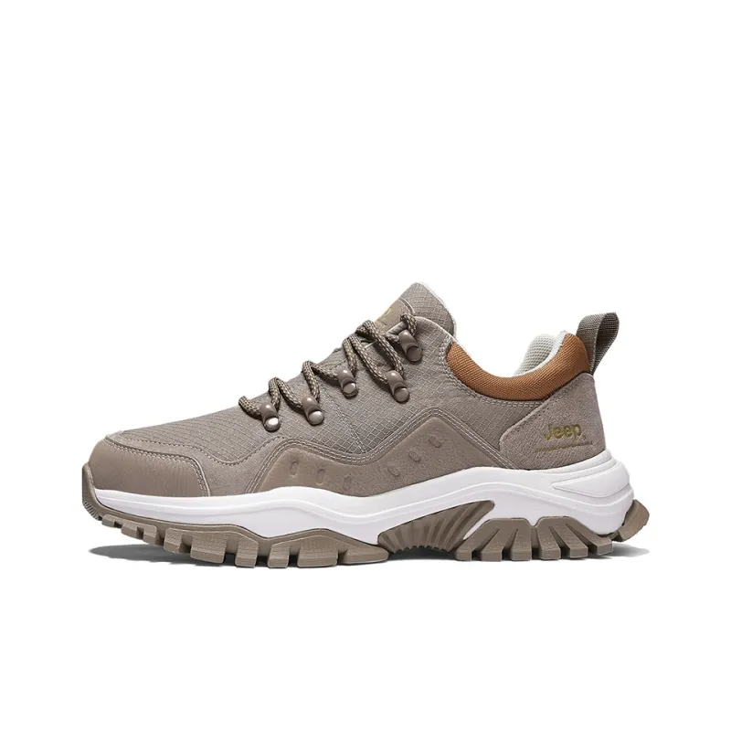 Jeep Cushioning Abrasion Resistant Slip Resistant Lightweight Low Top Hiking Shoes Men's-5