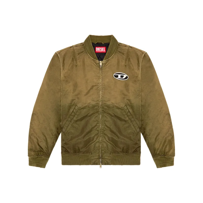DIESEL J Kepes Logo plaque Bomber Jacket-0