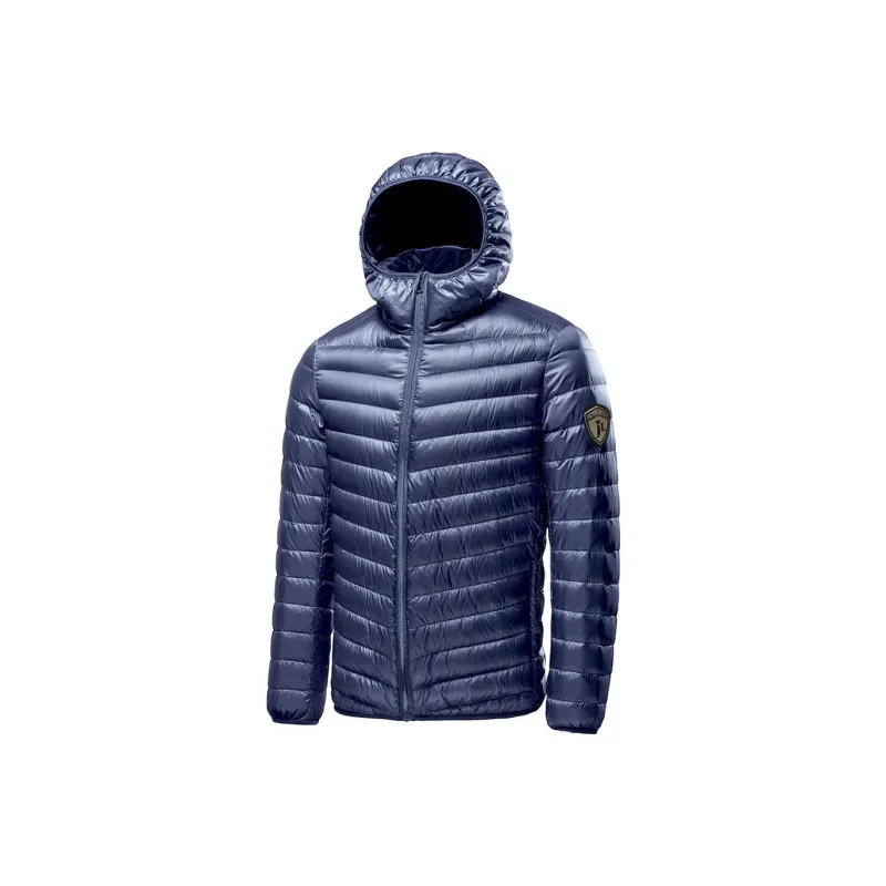 JEANSWEST Loose Fit Solid Color Versatile Commute Zip Closure Long Sleeved Hooded Lightweight Thermal Winter Men's-6