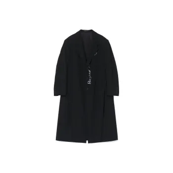 Yohji Yamamoto Graphic print Single breasted Coat