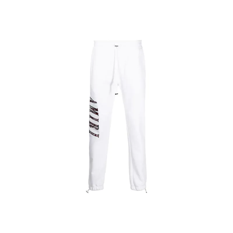 AMIRI Paisley Logo Print Elasticated Sweatpants-0