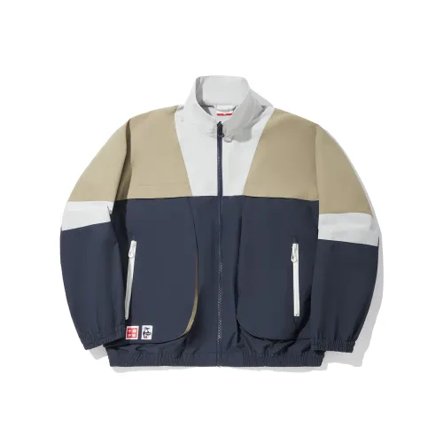 LiNing x CHUMS Jackets Coats Men's Gemstone Deep Blue And Brown