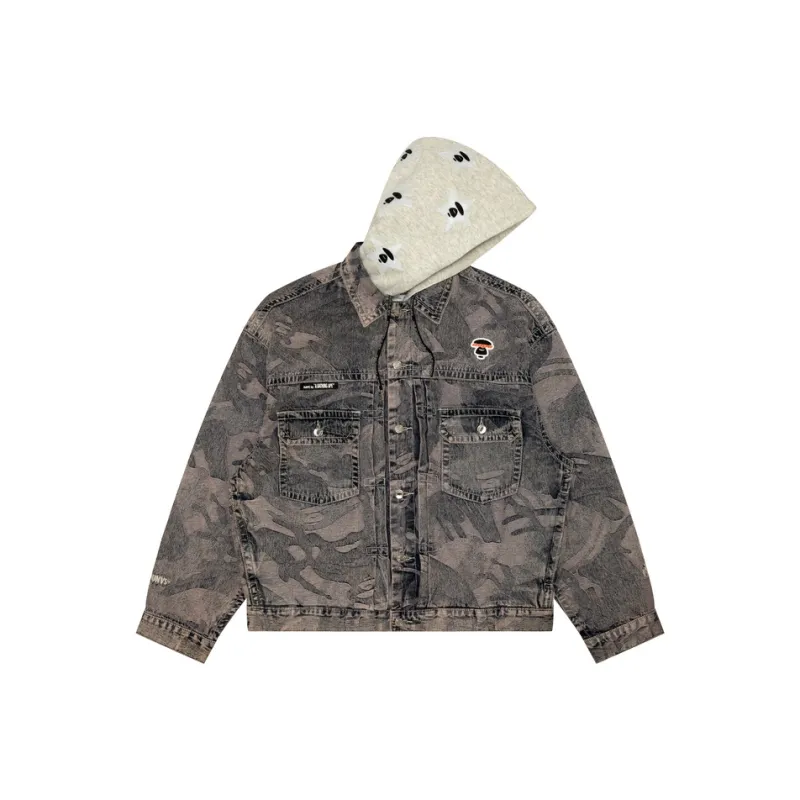 Aape Layered Denim Jacket-2