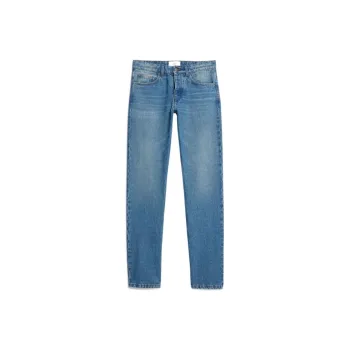 AMIPARIS Paris Logo Patch Tapered-Leg Jeans