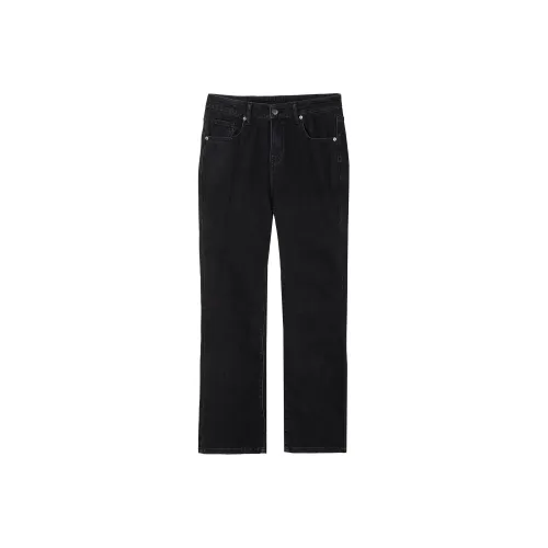 FIRE 2 COLD EGO Flared Pants Jeans Men's Black