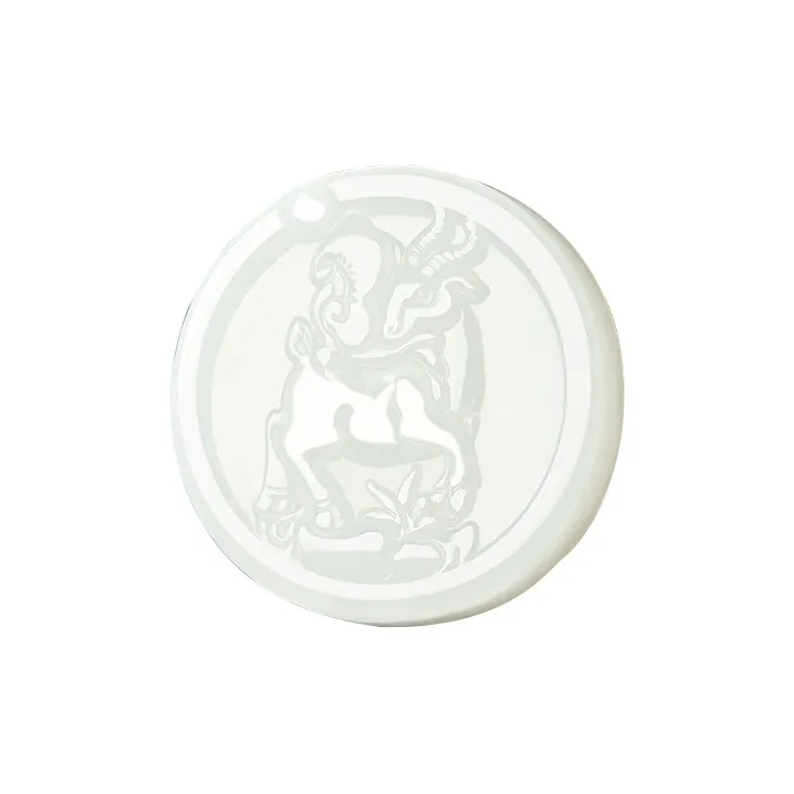 KUNYUYAO Pendants Pale Greenish White Jade Unisex-18