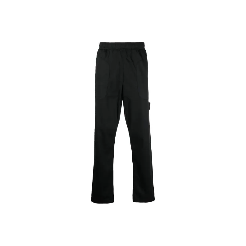 STONE ISLAND Ghost Collection Knitted Sweatpants Men Black-0