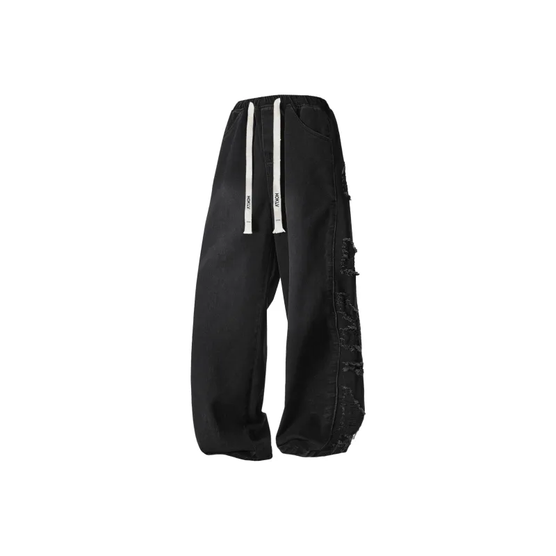 HOKLV Jeans Unisex-2