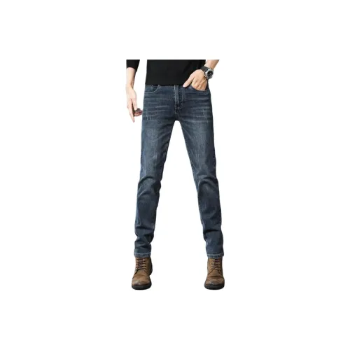 Tonlion Jeans Unisex Blue Gray