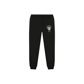 VERSACE Knitted Sweatpants Men's Black