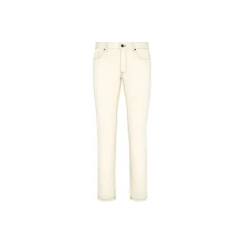 FENDI Jeans Men Light Yellow