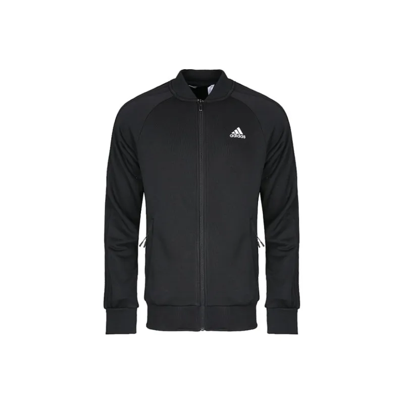 Adidas JKT KN 3S TT Jackets Coats Men's Black-0