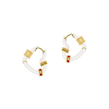 Masw Copper Alloy Earrings Women's