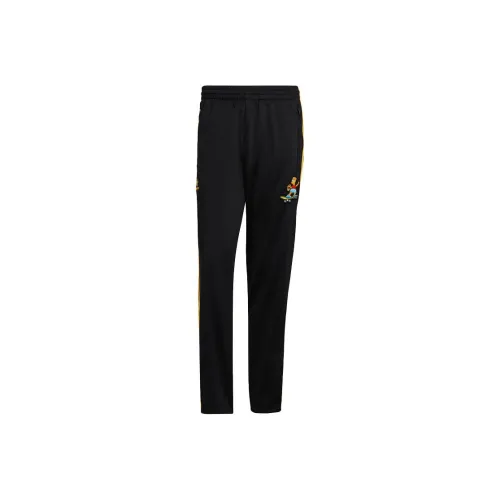 Adidas Originals Simpson Co branded Knitted Sports Pants Men's Black