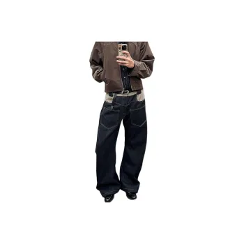 BENGEN Jeans Unisex Black