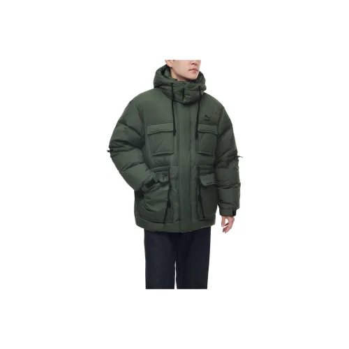 PUMA Down Jackets Men Green