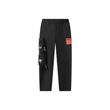 FILA x Maison Mihara Yasuhiro Knitted Sports Pants Men's Jet Black