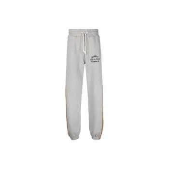 PALM ANGELS Knitted Sweatpants Men Gray