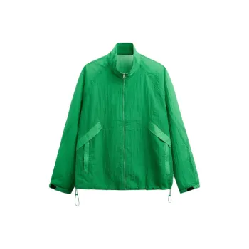 ZARA Trench Coats Men Green