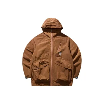Anta Basketball Collection Jackets Coats Unisex Luxurious Brown