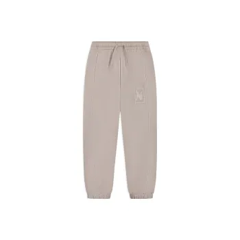 LINING Sports Life Collection Knitted Sweatpants Men Linen Gray