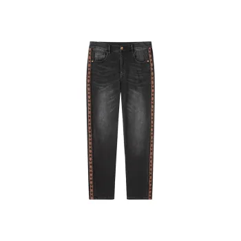DAVID NAMAN Jeans Men Gray Black