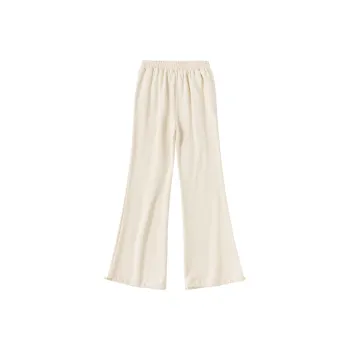 SENCE LA Flared Pants Sports Pants Unisex Apricot