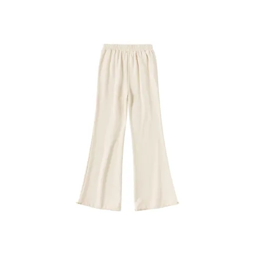 SENCE LA Flared Pants Sports Pants Unisex Apricot