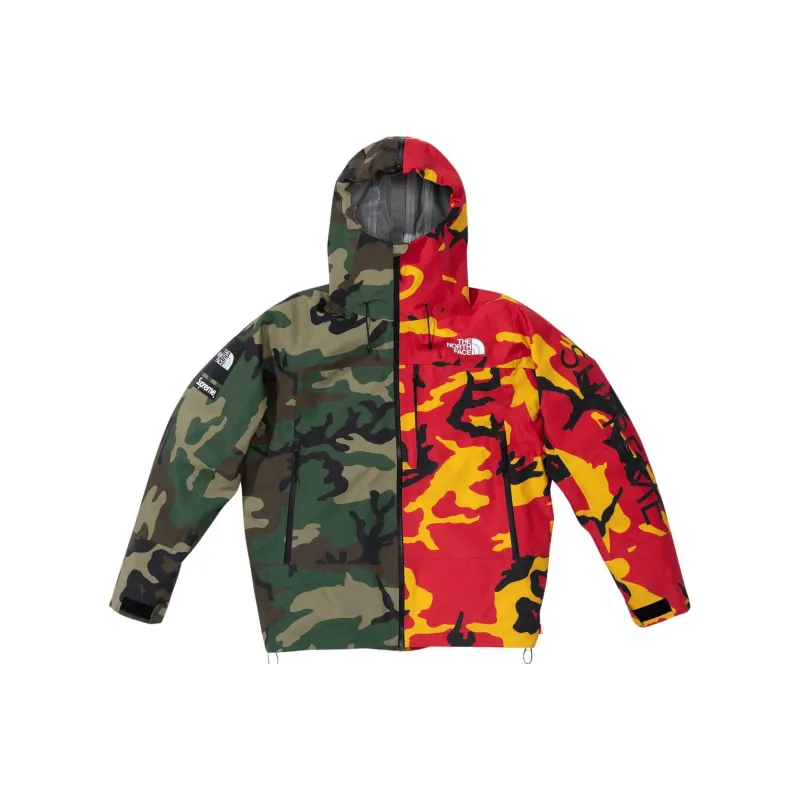 Supreme The North Face Split Taped Seam Shell Jacket Woodland-4