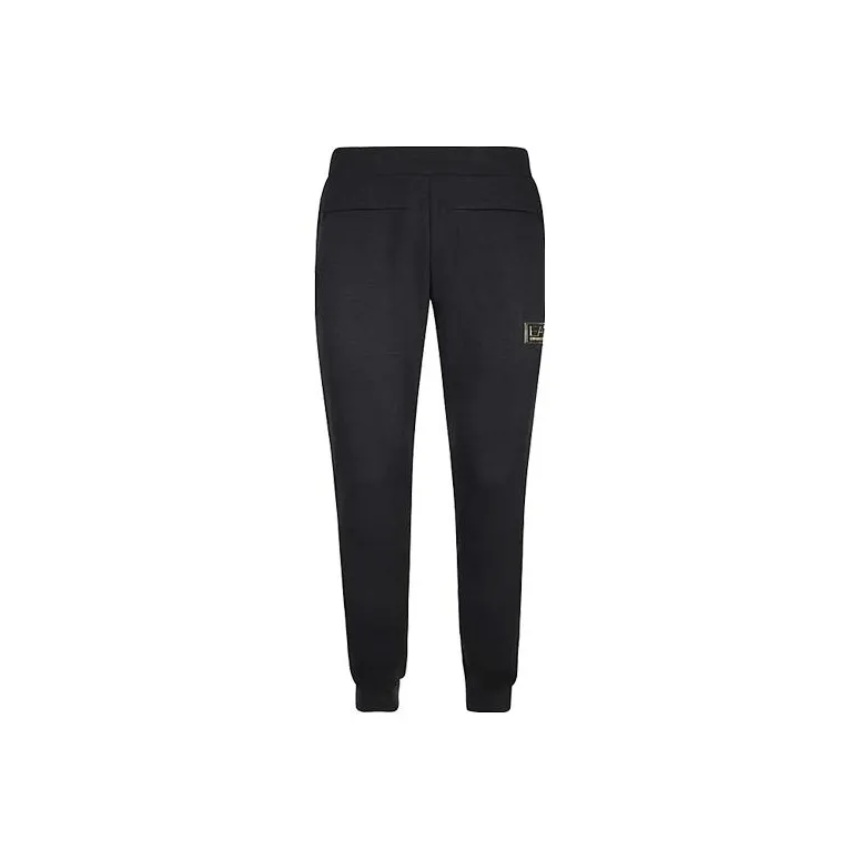 EMPORIO ARMANI Knitted Sweatpants Men Night Blue-0