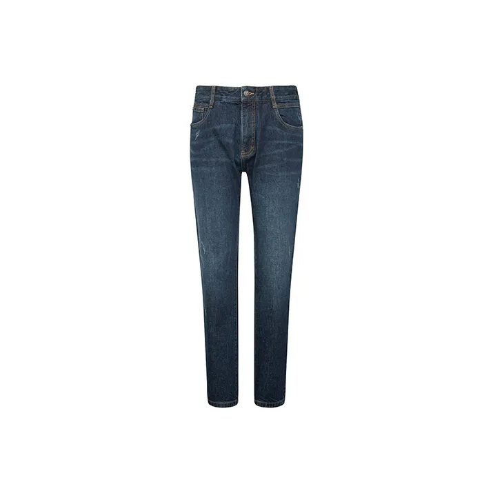 LIU·JO UOMO Ripped Pants Moderate Jeans Men's Denim Blue-0