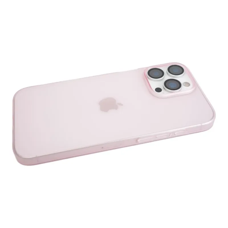 Sopi Acrylic Material Matte Extra Thin Transparent Phone Cases Compatible With IPhone 16/15 Pro Max/Apple 13/14 Pro/Max-11
