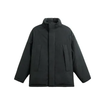 ZARA Puffer Jackets Men Blue