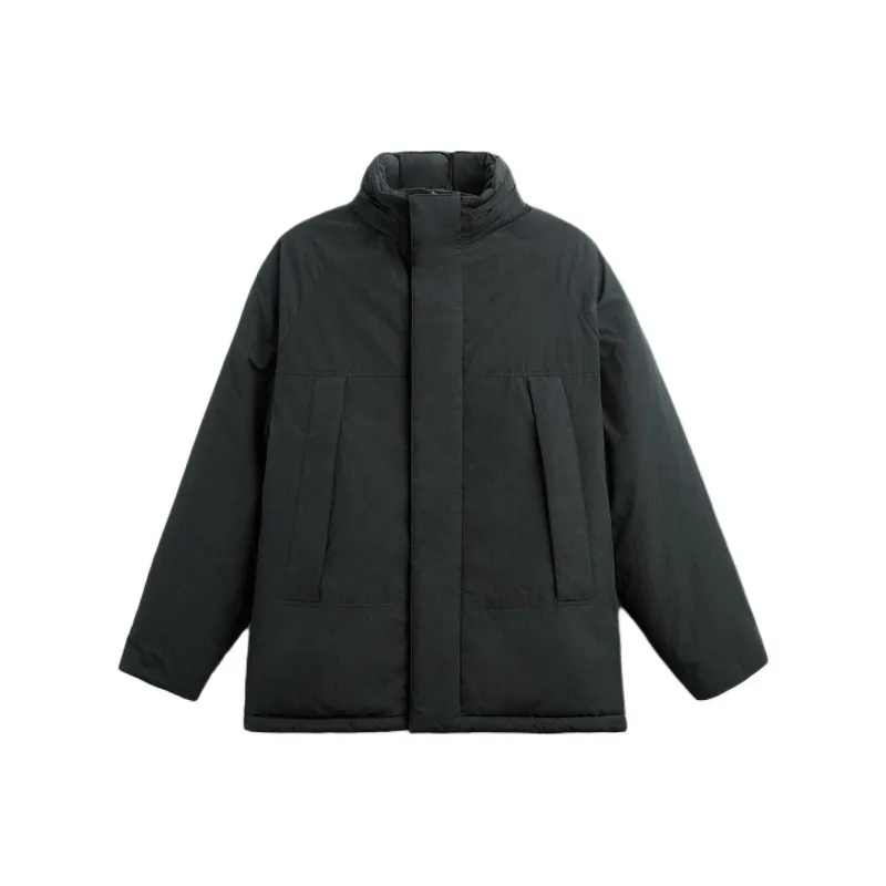 ZARA Puffer Jackets Men Blue-0