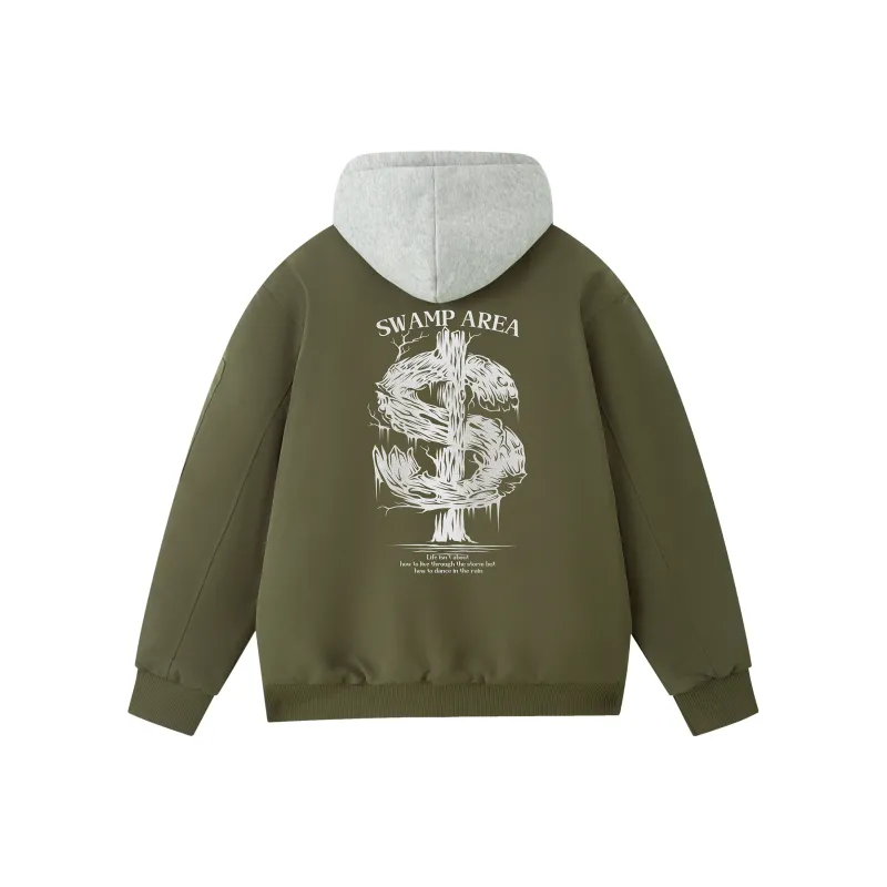 SWAMP AREA Puffer Jacket Unisex-4