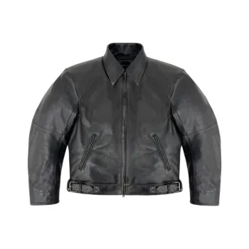 GRAILZ PROJECT GR Leather Jacket Men's Black