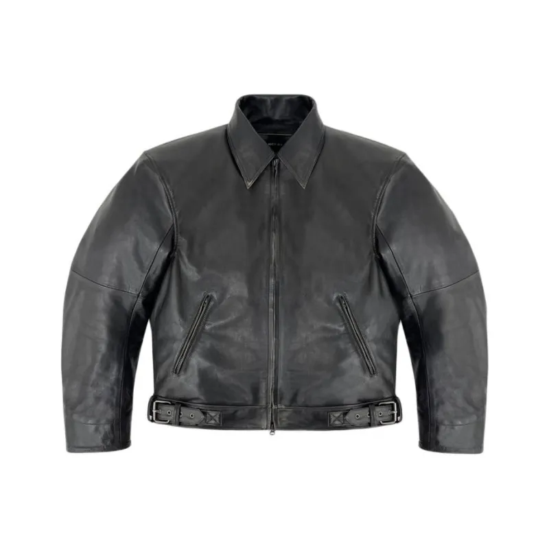 GRAILZ PROJECT GR Leather Jacket Men's Black-0