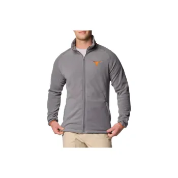 Columbia Men's Collegiate Flanker™ IV Fleece Jacket - Texas Jackets Coats Men's Gray